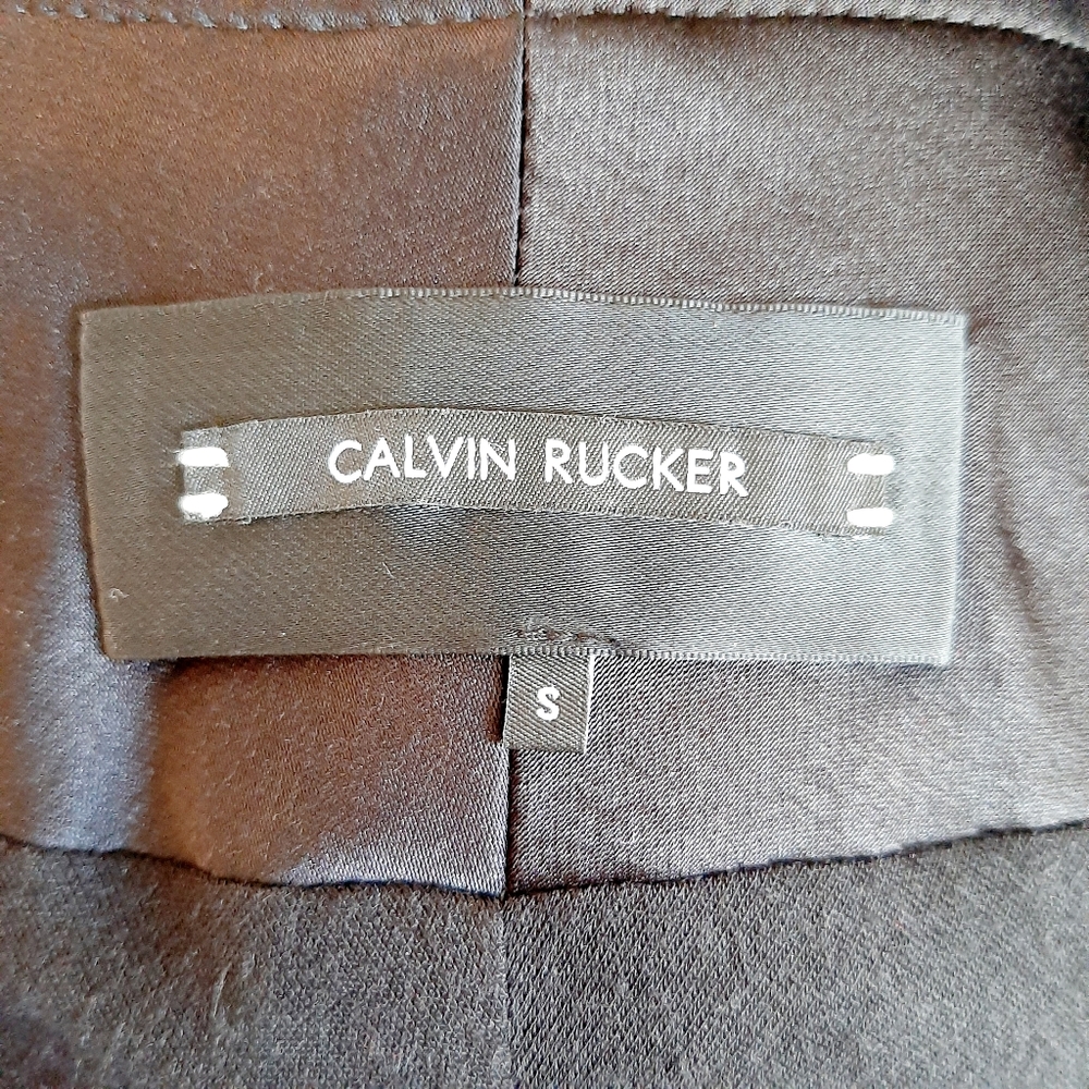 Calvin Rucker Black Zip Up Jacket Size Small - Picture 12 of 13